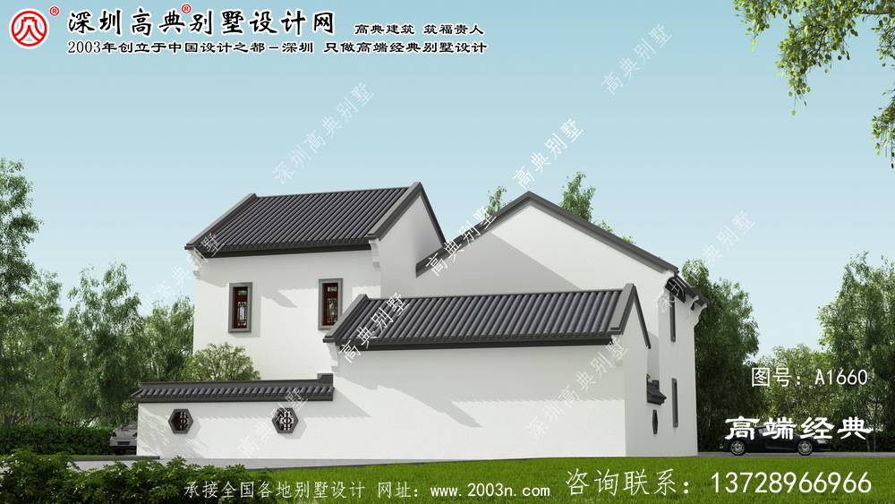 临澧县中式别墅，有庭院有庭院，是生活的理想之选。